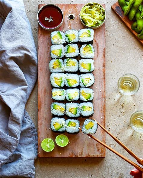 When In Doubt Make Avo Sushi Rolls Super Simple To Make Especially When