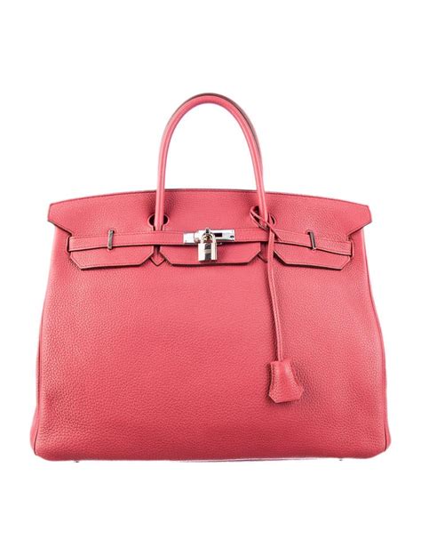 Hermès 40cm Clemence Birkin Handbags Her10112 The Realreal