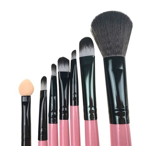 2017 Best Deal 7pc Wooden Cosmetic Makeup Brush Brushes Set Foundation Powder Eyeshadow Brush