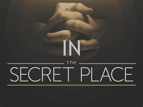 Sermon In The Secret Place Psalm 911 4 Pastor Betty