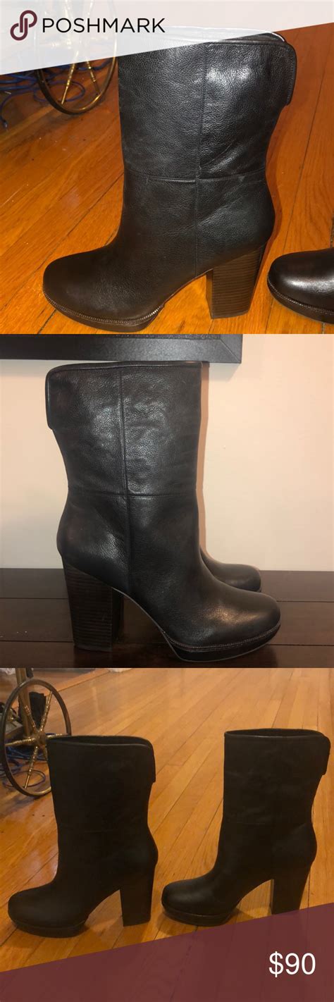 Banana Republic Black Leather Boots Boots Black Leather Boots