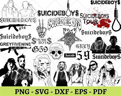 Suicideboys Svg Bundle Clipart G59 Grey 59 Hip Hop Music Etsy Uk