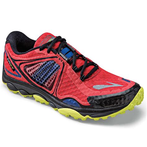Brooks Mens Puregrit 3 Trail Running Shoes High Risk Red