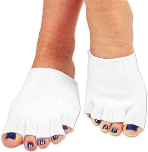 Toe Gel Lined Compression 1 Pair Toes Separating Therapeutic