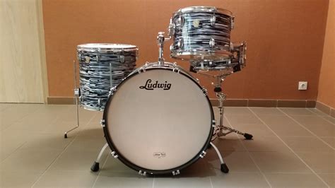 Ludwig Classic Maple Usa Black Oyster Pearl Ludwig Drums Audiofanzine