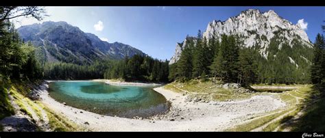 Der grüne see ist ein faszinierendes naturspektakel im ab dann sinkt der wasserstand schnell wieder ab und im herbst bzw. Grüner See - Tragöß Foto & Bild | europe, Österreich ...