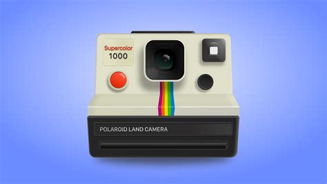 3d Vintage Polaroid Camera Figma