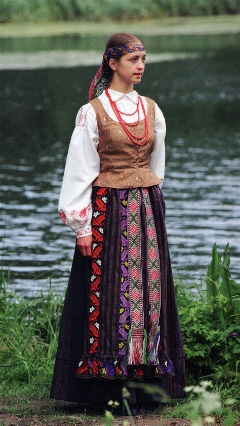 Zanavykai Region Folk Costume Lithuania Folk Clothing Historical Clothing Folk Costume