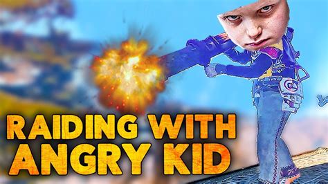 Raiding With An Abusive Angry Kid Rust Youtube