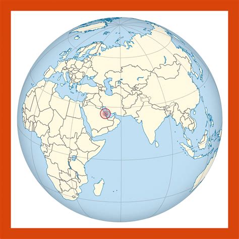 Location Of Bahrain In World Map