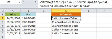 Como Calcular Los Meses En Excel Printable Templates Free