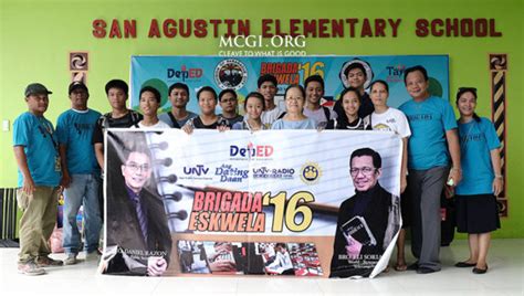 Mcgi Participate In Depeds Brigada Eskwela Clean Up Program With