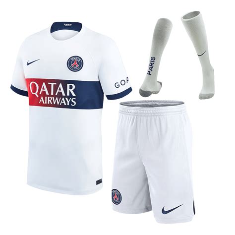 Psg Away Soccer Jersey Kitjerseyshortssocks 202324