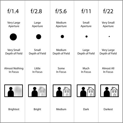 Lens Aperture Chart For Beginners Bokeh Photography Photography