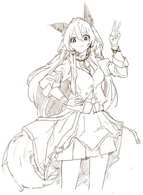 Https://tommynaija.com/coloring Page/anime Girl Coloring Pages Fox