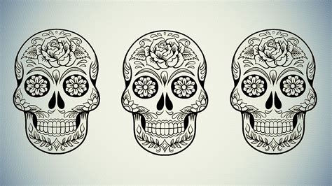 Three Skull Head Wallpaper 27595 Baltana