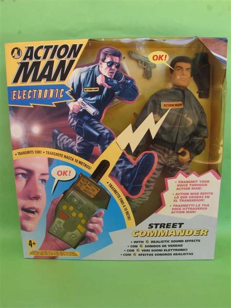 Origina 12 Inch Electronic Action Man Street Commander Misc Hasbro