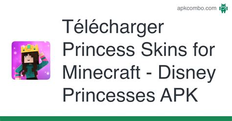 Princess Skins For Minecraft Apk Disney Princesses 201 Application