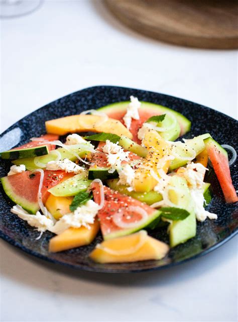 Melon Mozzarella And Mint Salad Lynas Foodservice