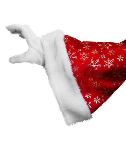 🥇 Image Of Winter Christmas Santa Hand Png Overlay Celebration Season