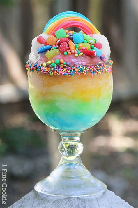 Layered Rainbow Frozen Drink Recipe Frozen Drinks Free Download Nude Photo Gallery