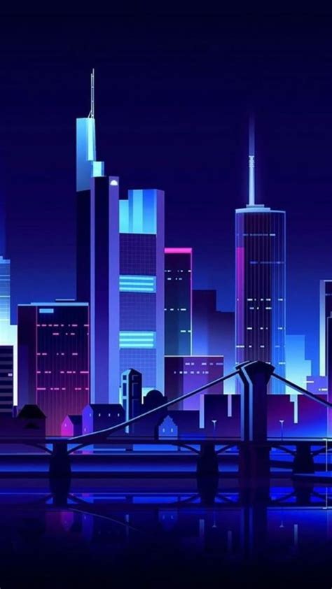 Animated Neon City Wallpaper 4k Anime Futuristic City Neon Wallpapers