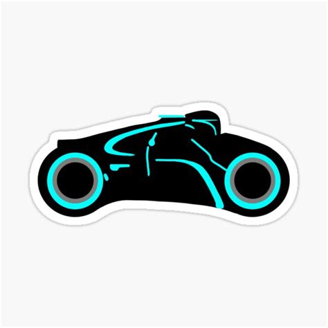 Tron Legacy Lightcycle Sticker For Sale By Jayglessner Redbubble