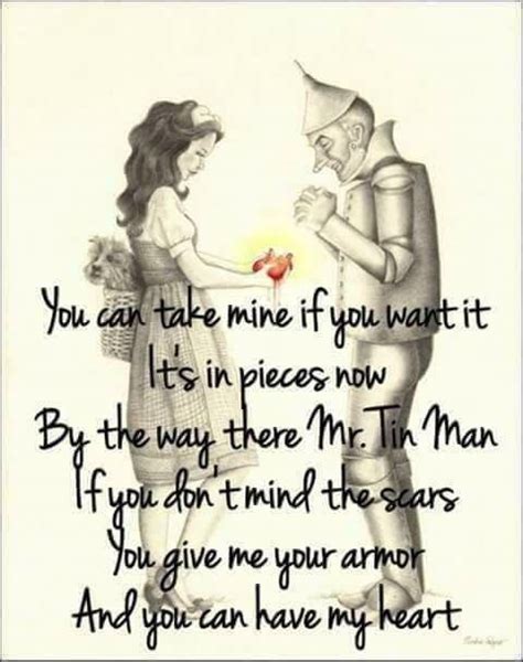 Or at least someone to give it to. ― kate rockland, falling is like this. Hey Mr Tin Man - broken heart | Country lyrics quotes, Country song quotes, Music quotes lyrics