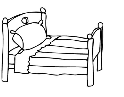 Haciendo la cama para colorear Imagui