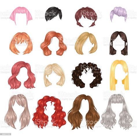 Vector Woman Hairstyle Stock Illustration Download Image Now Istock