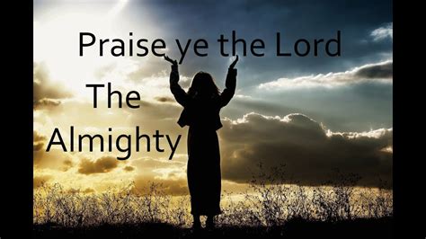 Praise Ye The Lord The Almighty Hymn Lyrics Gospel Music Lyrics Home