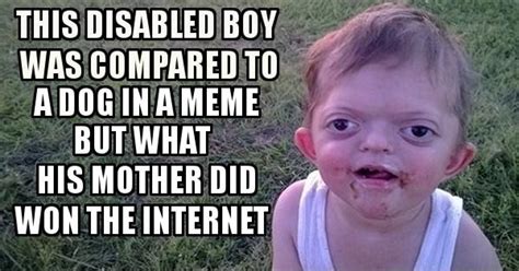 Her Disabled Son Was Compared To A Dog In Meme But What His Mother Did
