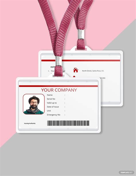 Blank Id Card Template Download In Png 