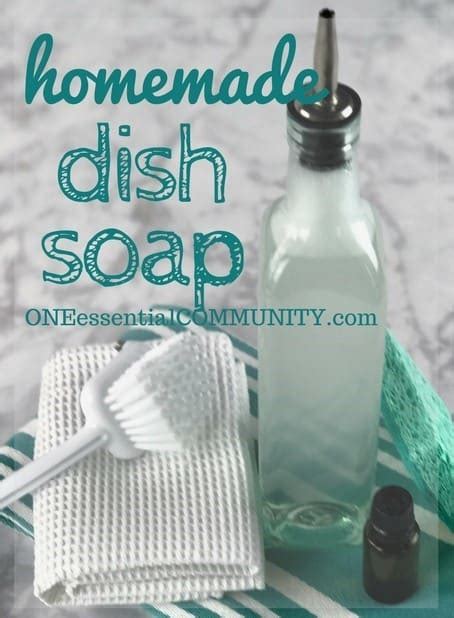 Diy Liquid Dish Soap Recipe One Essential Community