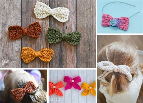 10 Easy Crochet Bow Ideas Free Crochet Patterns