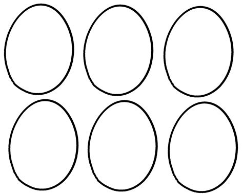 6 Egg Outlines Free Stock Photo Public Domain Pictures