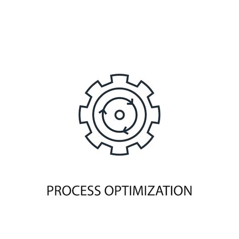 Premium Vector Process Optimization Concept Line Icon Simple Element