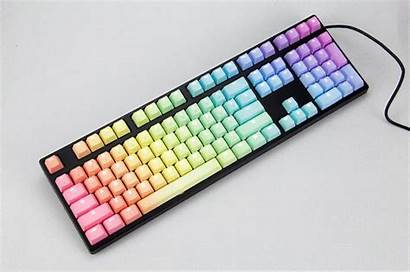 Keyboard Pastel Rainbow Mechanical Key Caps Pastels