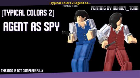 Typical Colors 2 Agent As Spy Team Fortress 2 Mods