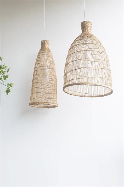 Shop our collection of ceiling lights online! Natural Bamboo Light - Handmade Bamboo Pendant Lamp ...