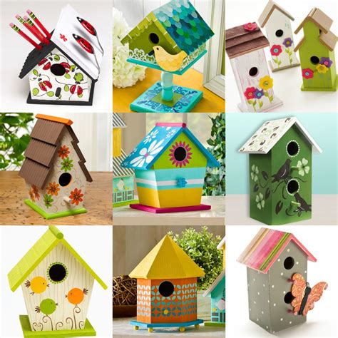 Painted Birdhouses 20 Different Ways Mod Podge Rocks