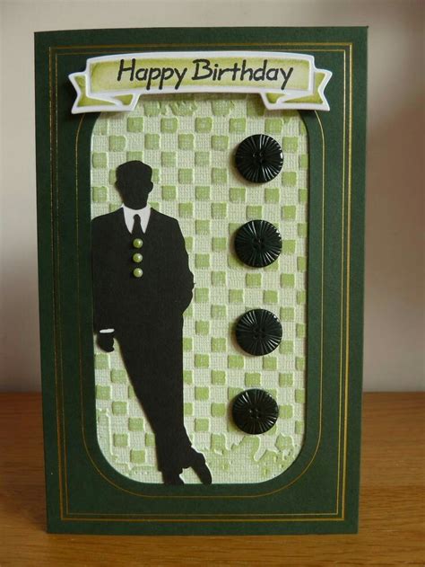 Masculine Card Cricut Birthday Cards Birthday Cards For Men Masculine Birthday Cards
