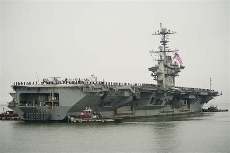 Uss George Washington Cvn 73 In Norfolk Angekommen Us Navy Schiffspost