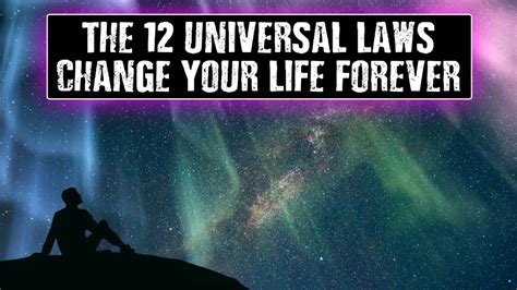 The 12 Universal Laws The Law Of Attraction Is Just One Youtube