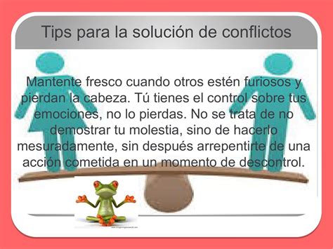 HABILIDADES DE NEGOCIACION DE CONFLICTOS Tips Para La Solucion De Conflictos