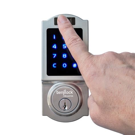 Hampton Products Introduces New Home Deadbolt With Fingerprint Entry