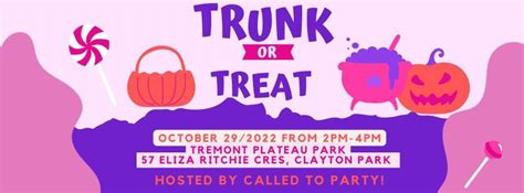 Trunk Or Treat Tremont Plateau Park Halifax 29 October 2022