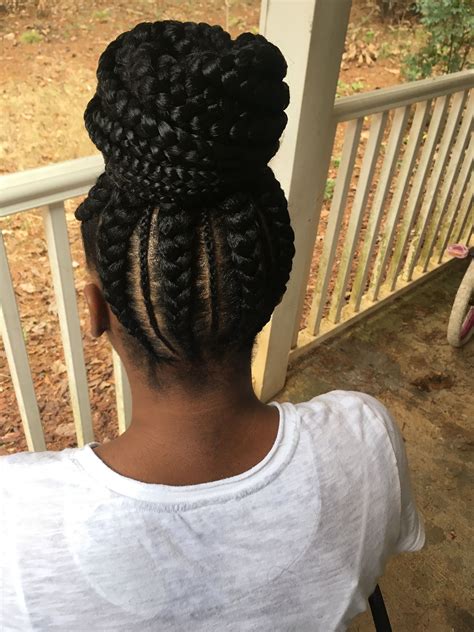 Feed In Braids Updo Braids Pinterest Updo Protective Styles And