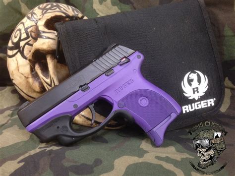 Bright Purple Frame On A Ruger Lc9 Toms Custom Guns