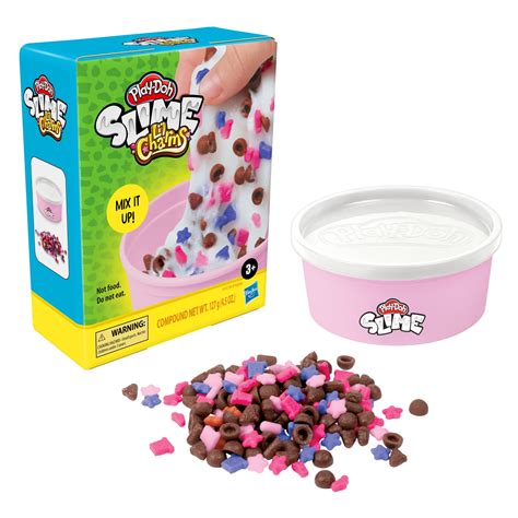 Play Doh Slime Lil Charms Cereal Themed Slime 45 Oz Can With Plastic